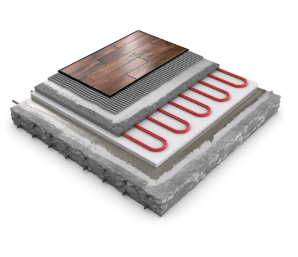 Система укладки керамогранита на «Теплый пол» (Водяной)